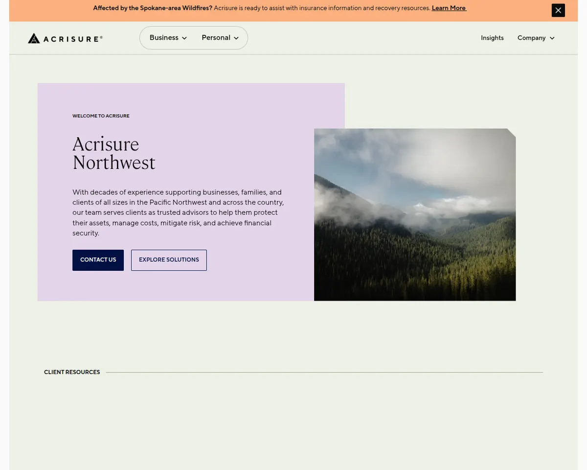 Visit the Acrisure Northwest website (opens in a new tab)