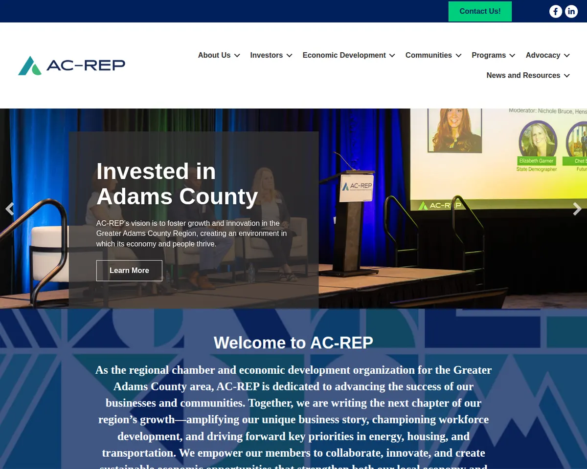 Visit the Adams County Regional Economic Partnership (AC-REP) website (opens in a new tab)