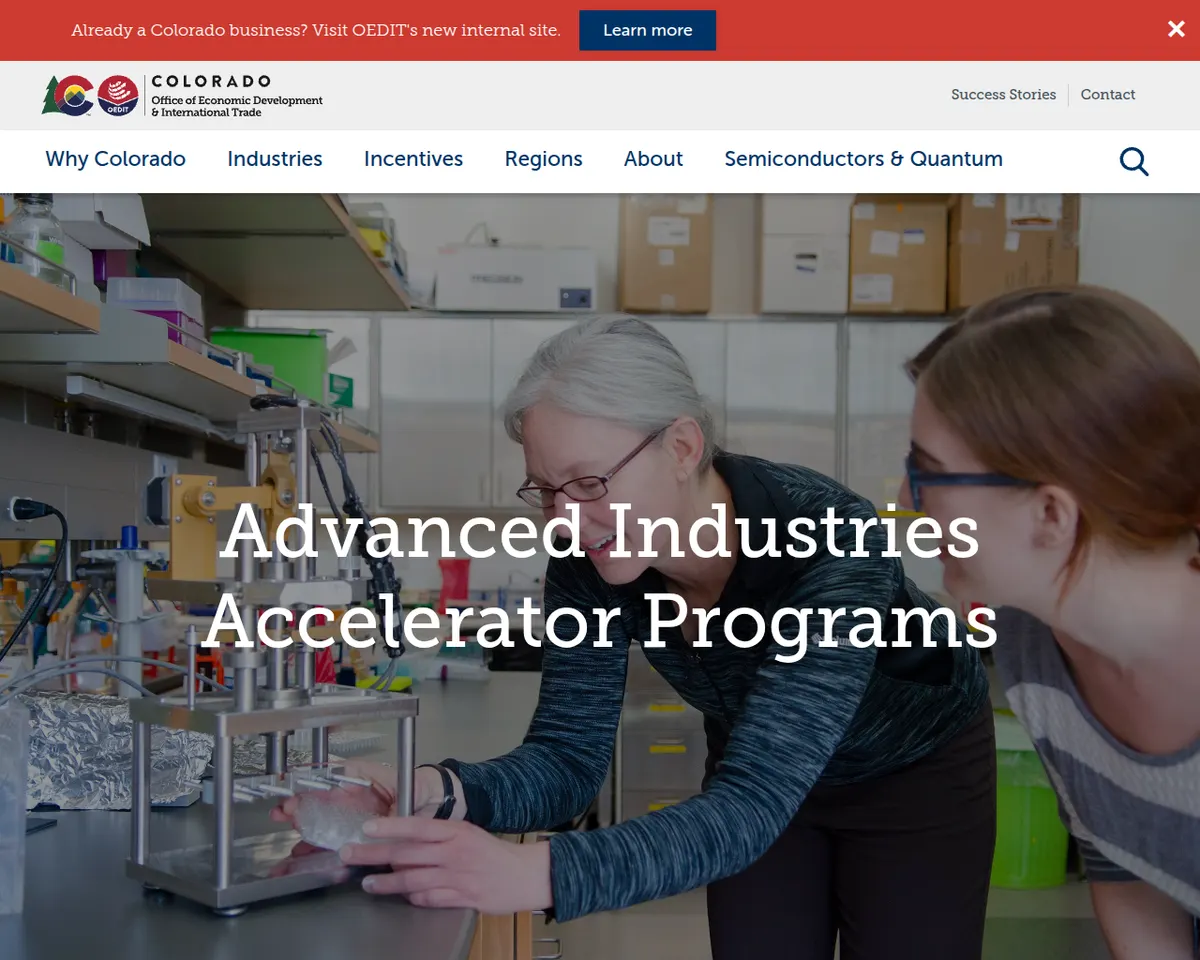 Visit the Advanced Industries Accelerator Programs website (opens in a new tab)