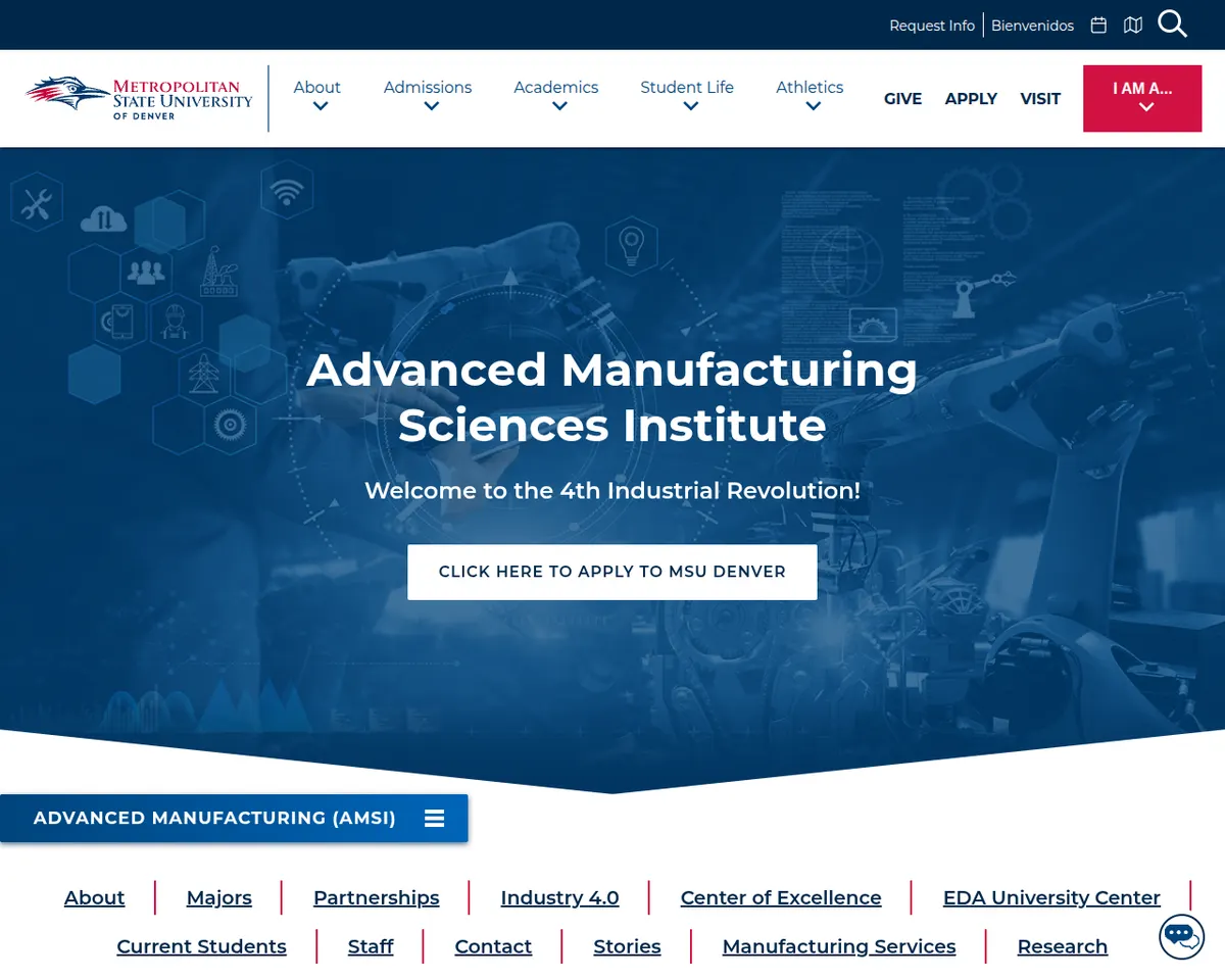 Visit the Advanced Manufacturing Sciences Institute website (opens in a new tab)