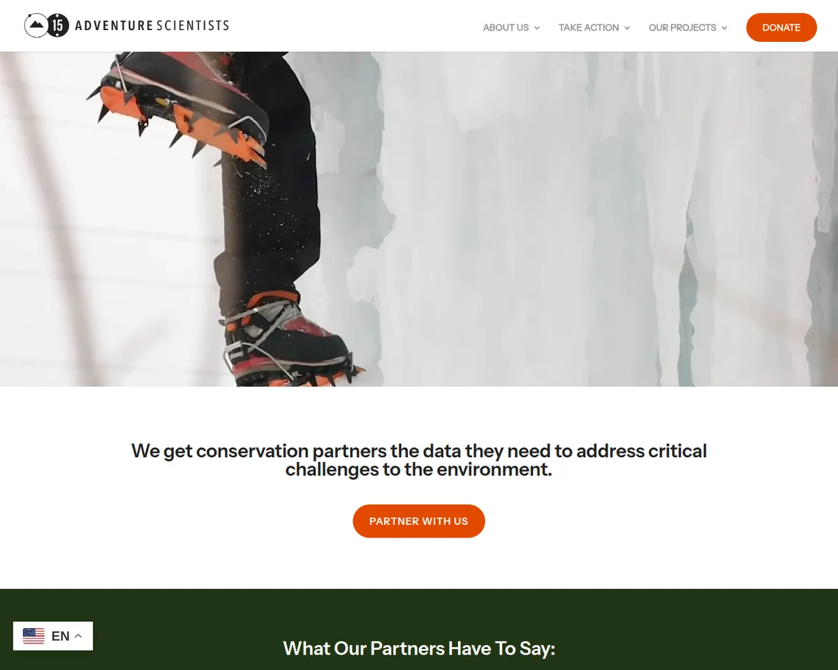 Visit the Adventure Scientists website (opens in a new tab)