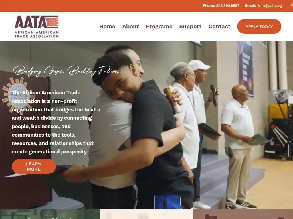 Visit the African American Trade Association (AATA) website (opens in a new tab)