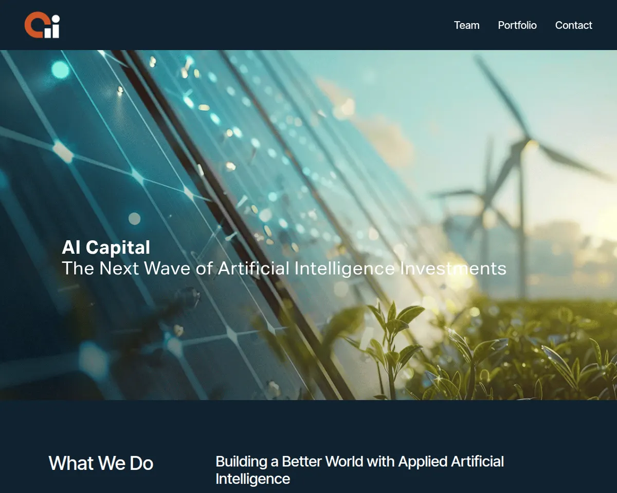 Visit the AI Capital website (opens in a new tab)