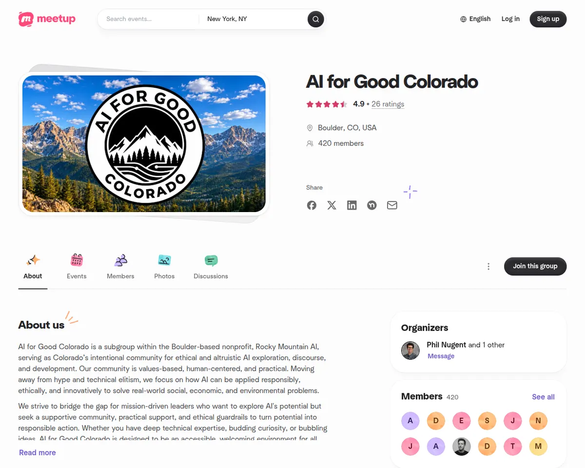 Visit the AI for Good Colorado website (opens in a new tab)