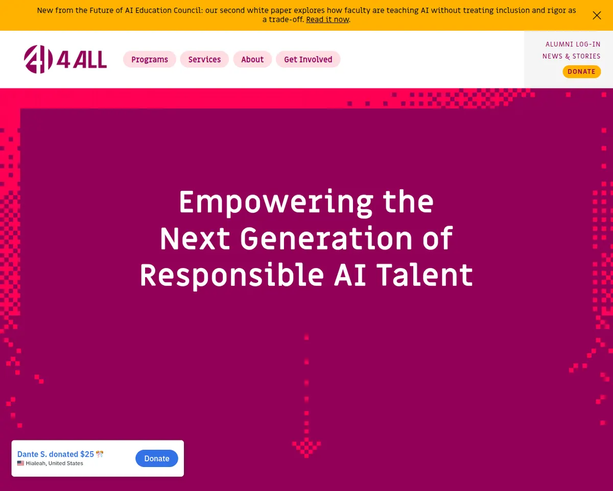 Visit the AI4ALL Ignite website (opens in a new tab)