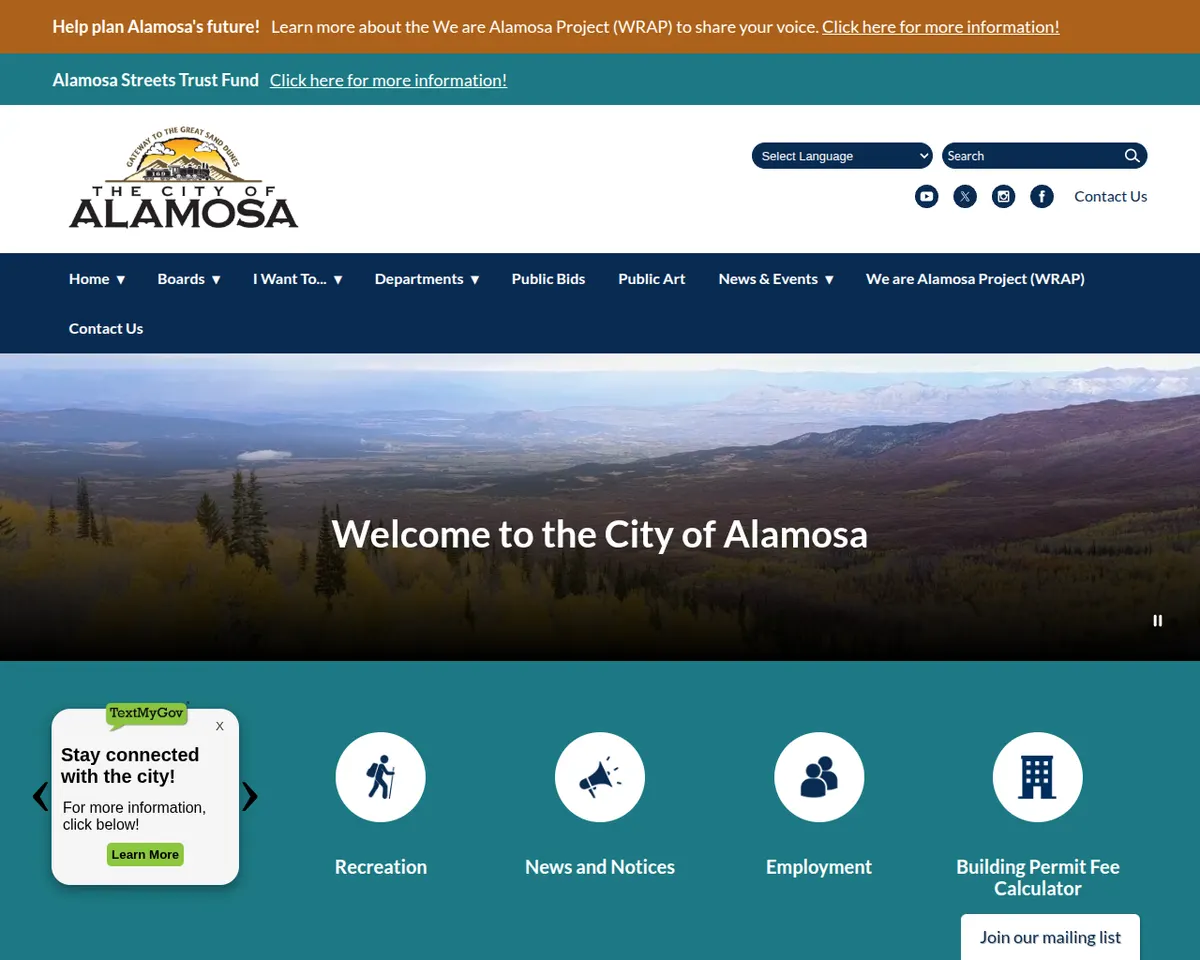 Visit the Alamosa County Economic Development website (opens in a new tab)