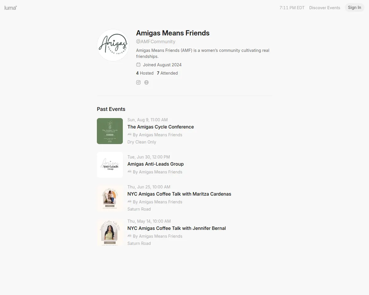 Visit the Amigas Means Friends (AMF) website (opens in a new tab)