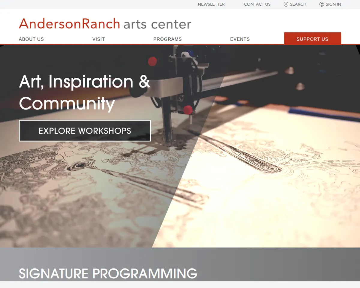 Visit the Anderson Ranch Arts Center website (opens in a new tab)