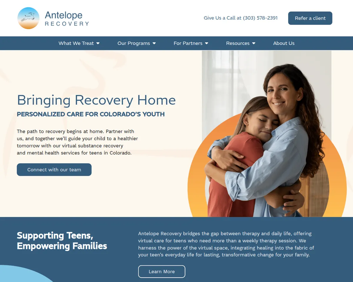 Visit the Antelope Recovery website (opens in a new tab)