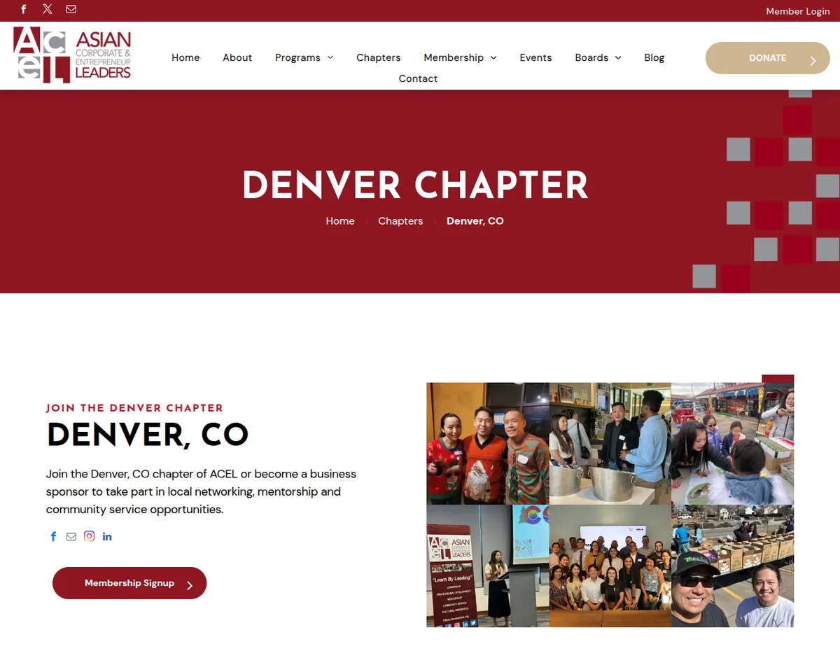 Visit the Asian Corporate & Entrepreneur Leaders (ACEL) Denver Chapter website (opens in a new tab)