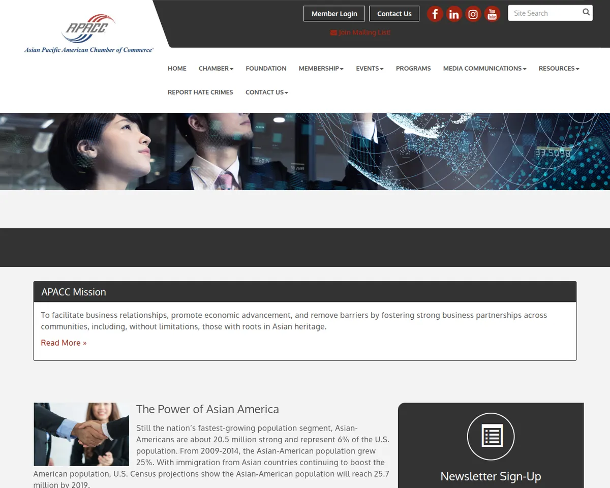 Visit the Asian Pacific American Chamber of Commerce (APACC) website (opens in a new tab)