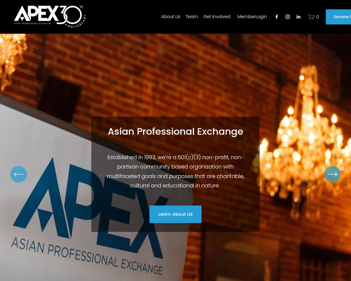 Visit the Asian Professional Exchange (APEX) website (opens in a new tab)