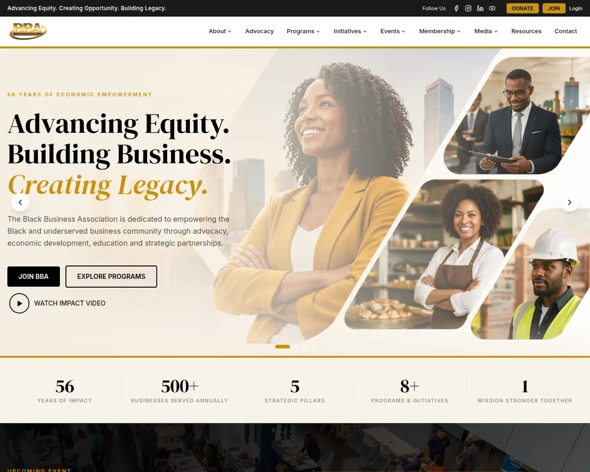 Visit the Black Business Association (BBA) website (opens in a new tab)