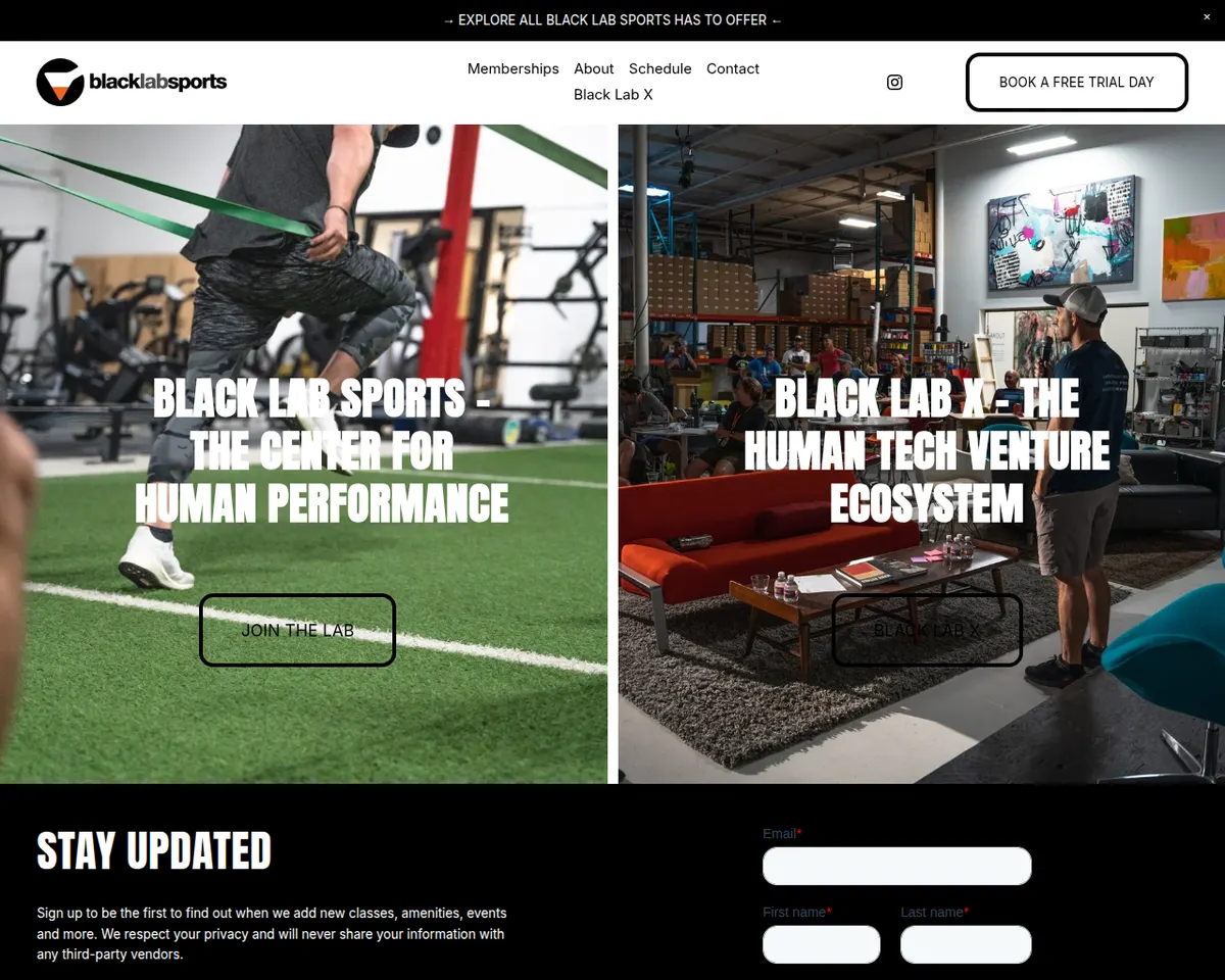 Visit the Black Lab X website (opens in a new tab)