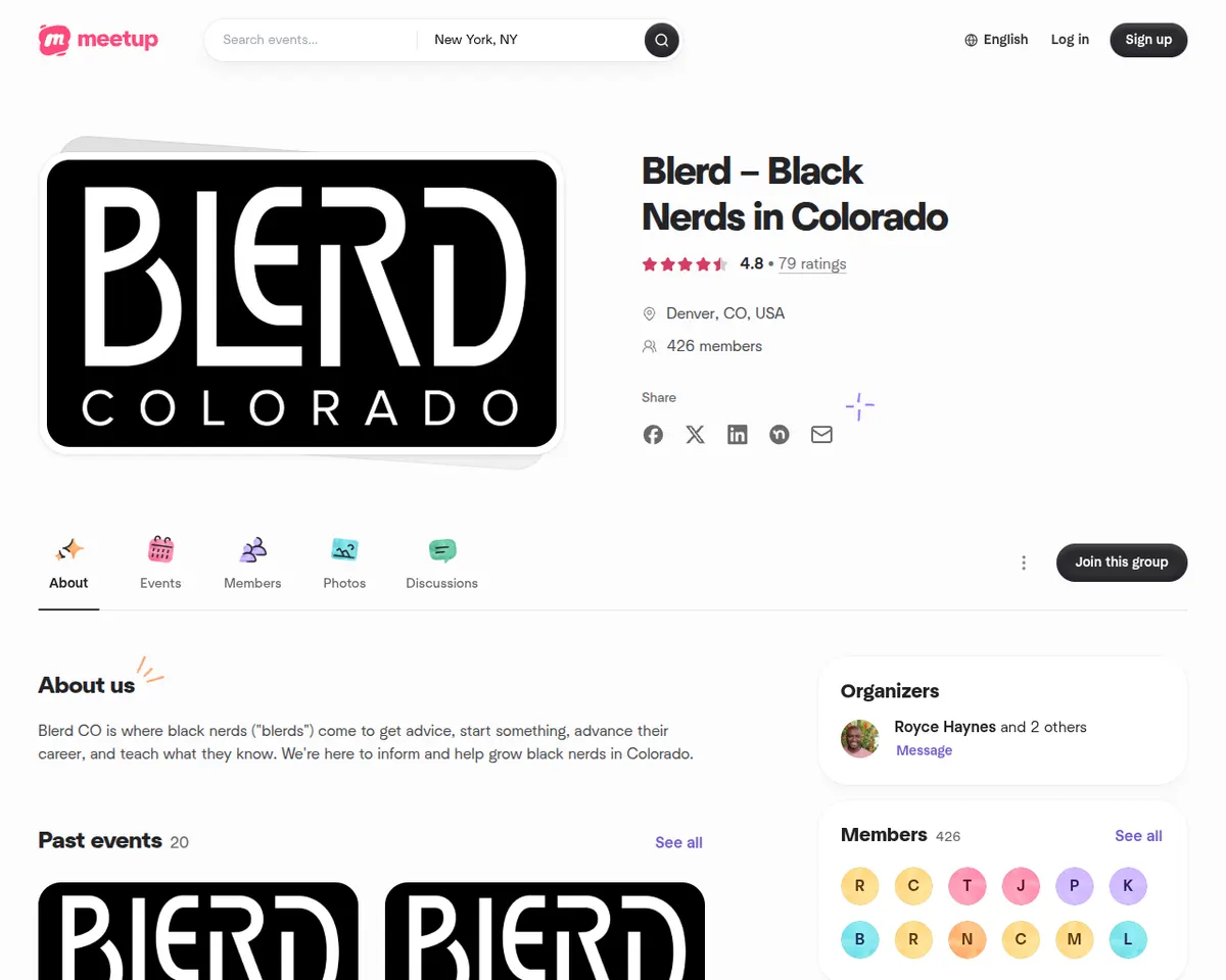 Visit the Blerd CO (Black Nerds in Colorado) website (opens in a new tab)