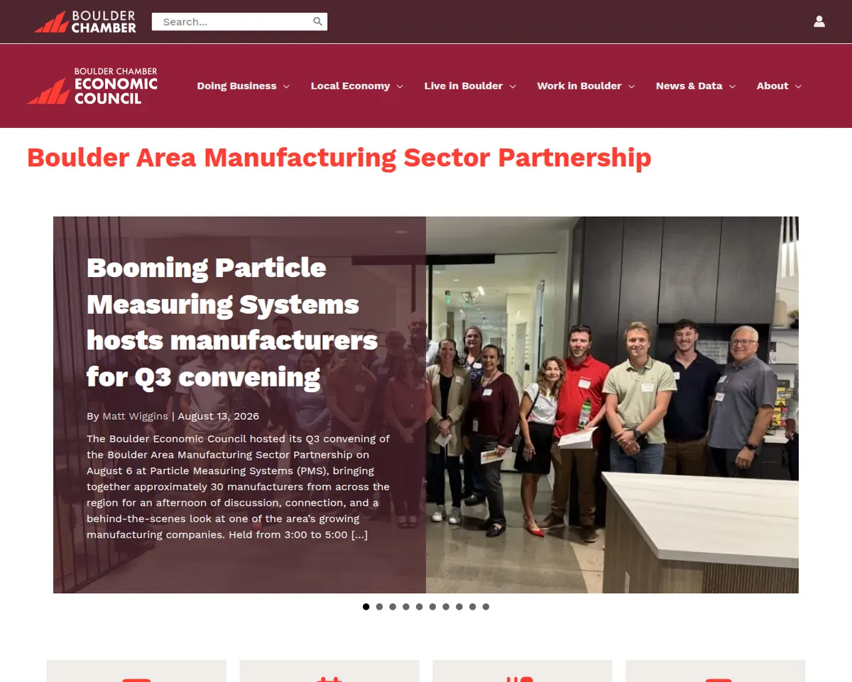 Visit the Boulder Area Manufacturing Sector Partnership website (opens in a new tab)