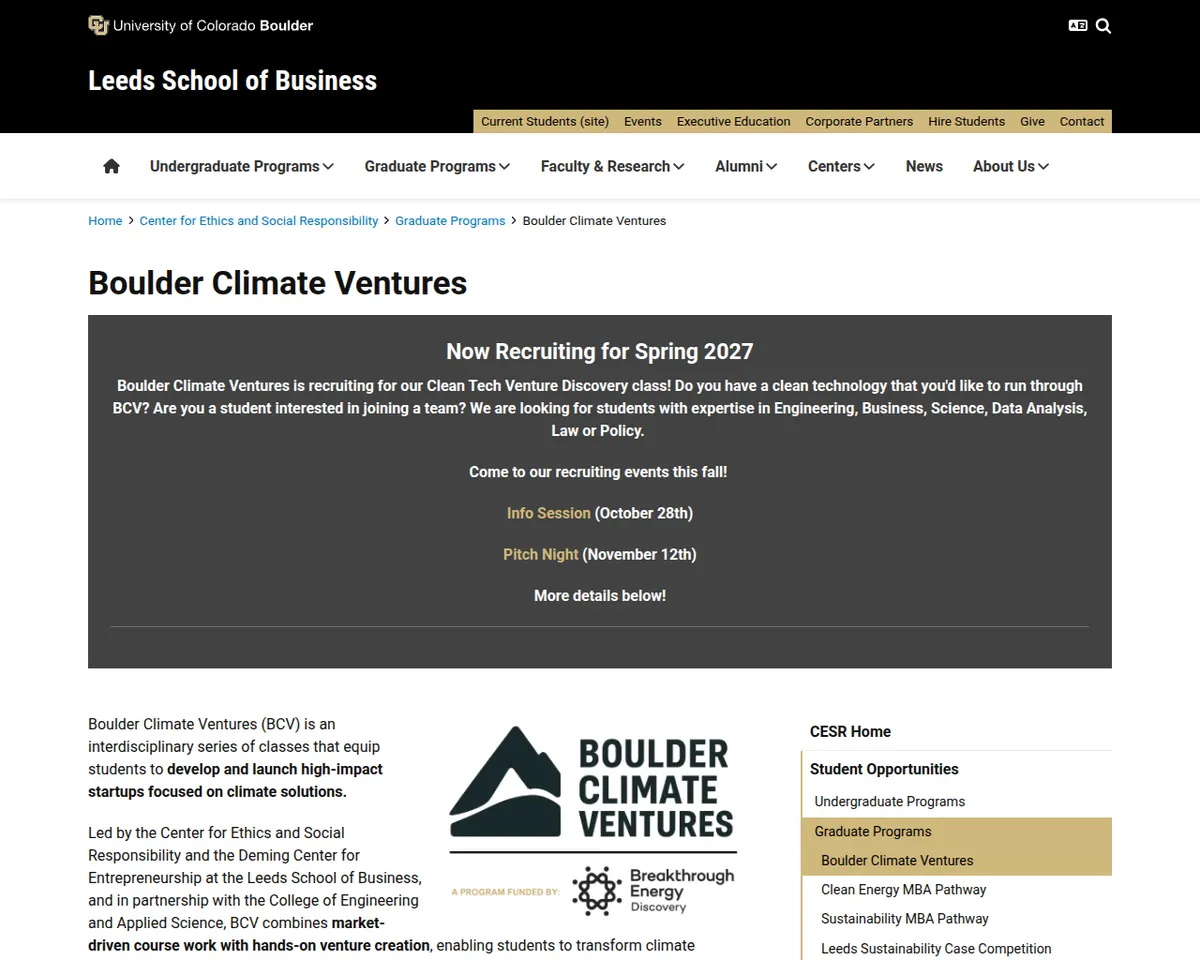 Visit the Boulder Climate Ventures (BCV) website (opens in a new tab)