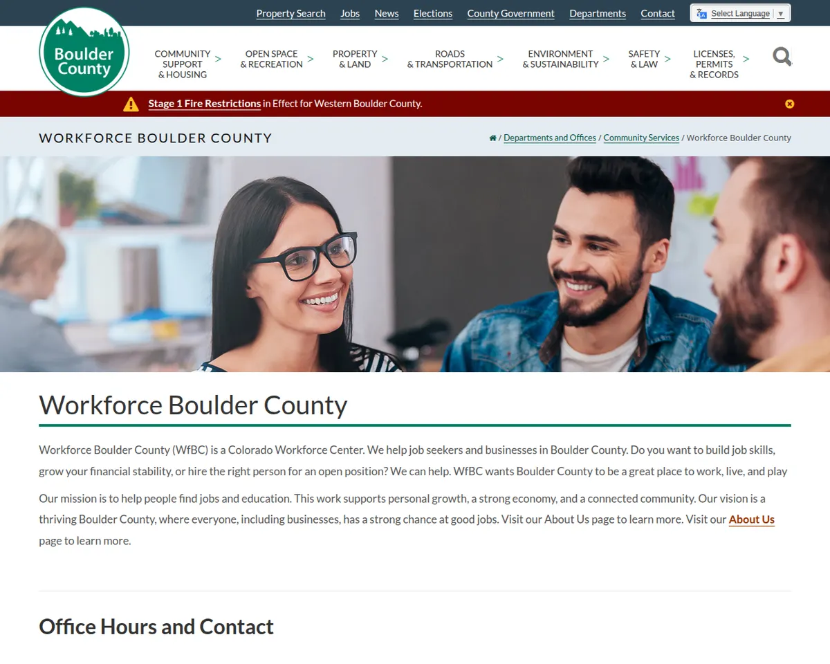 Visit the Boulder County Workforce (WfBC) website (opens in a new tab)