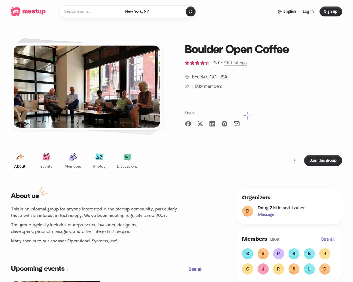 Visit the Boulder Open Coffee website (opens in a new tab)