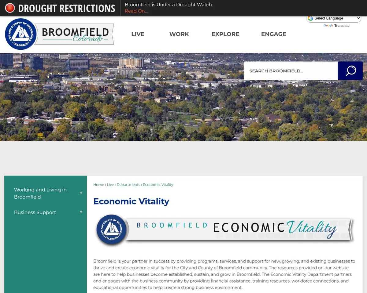 Visit the Broomfield Economic Vitality website (opens in a new tab)