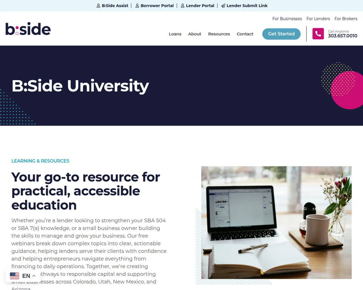 Visit the B:Side University website (opens in a new tab)