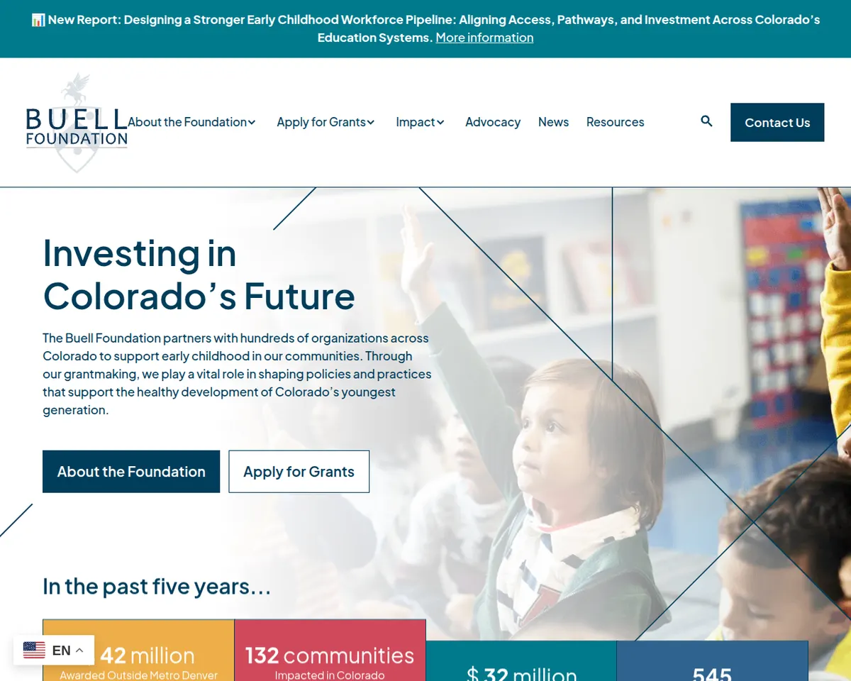 Visit the Buell Foundation website (opens in a new tab)