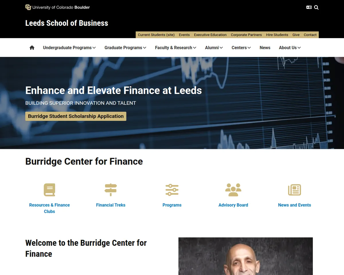 Visit the Burridge Center for Finance website (opens in a new tab)