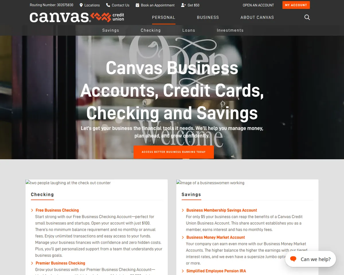 Visit the Canvas Credit Union website (opens in a new tab)