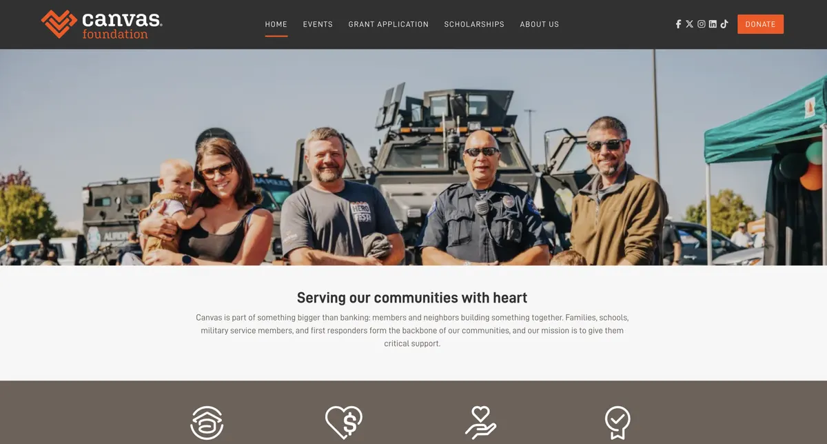 Visit the Canvas Foundation website (opens in a new tab)