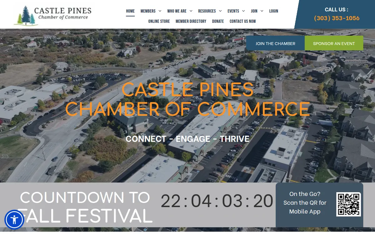 Visit the Castle Pines Chamber of Commerce website (opens in a new tab)