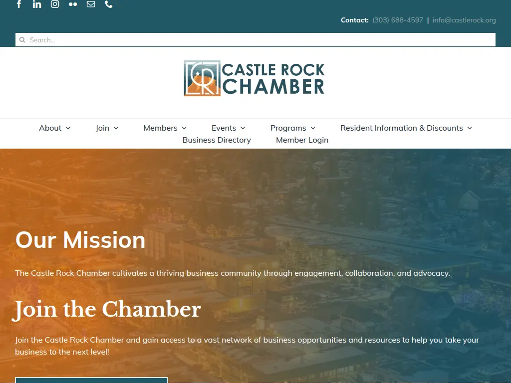 Visit the Castle Rock Chamber of Commerce website (opens in a new tab)