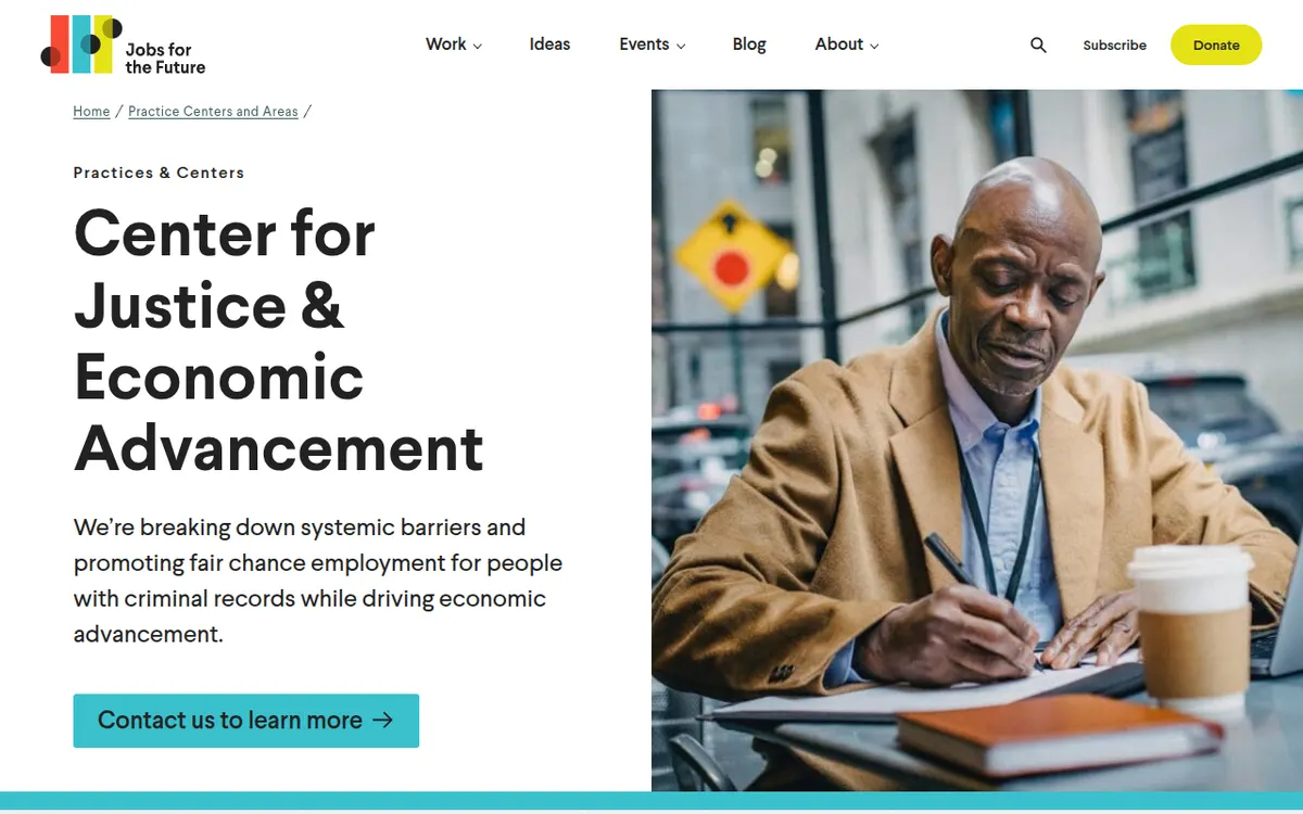 Visit the Center for Justice & Economic Advancement website (opens in a new tab)