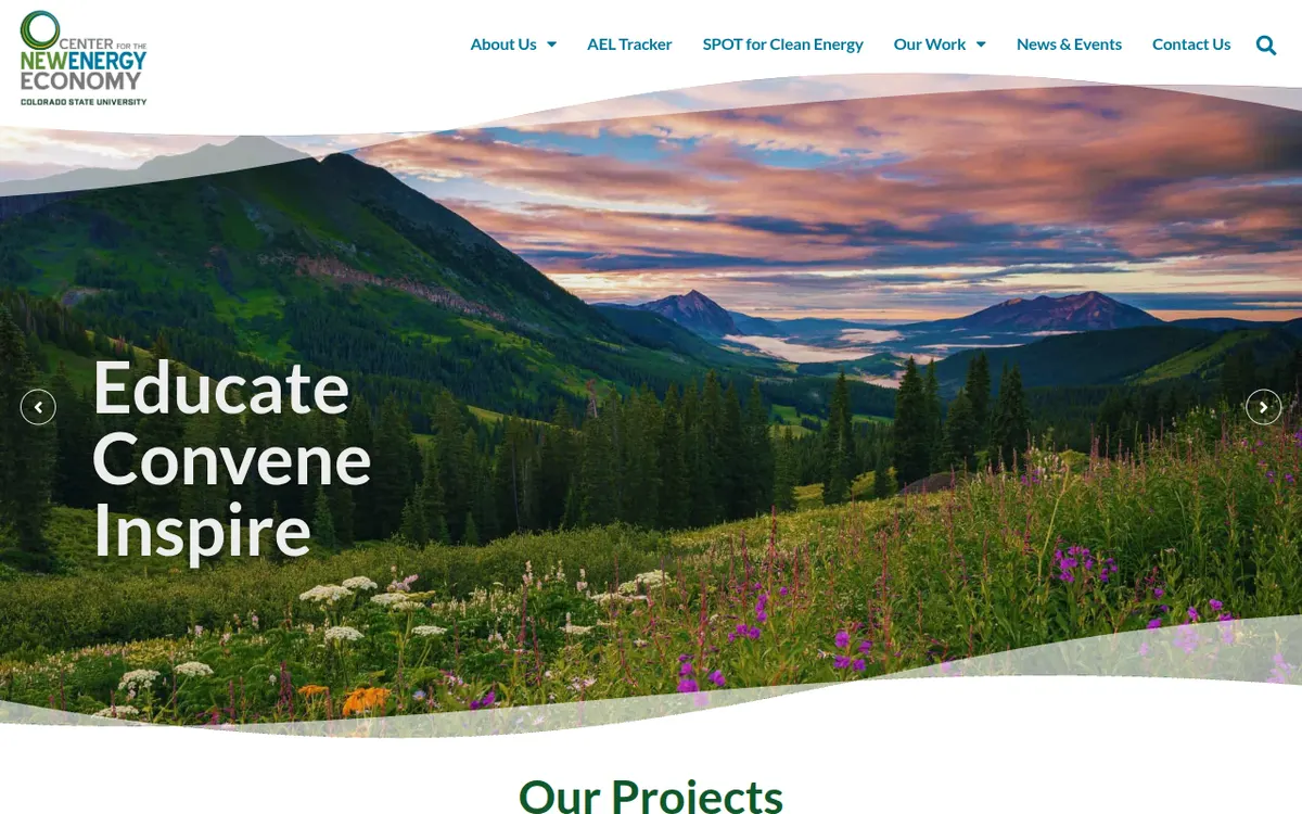 Visit the Center for the New Energy Economy website (opens in a new tab)