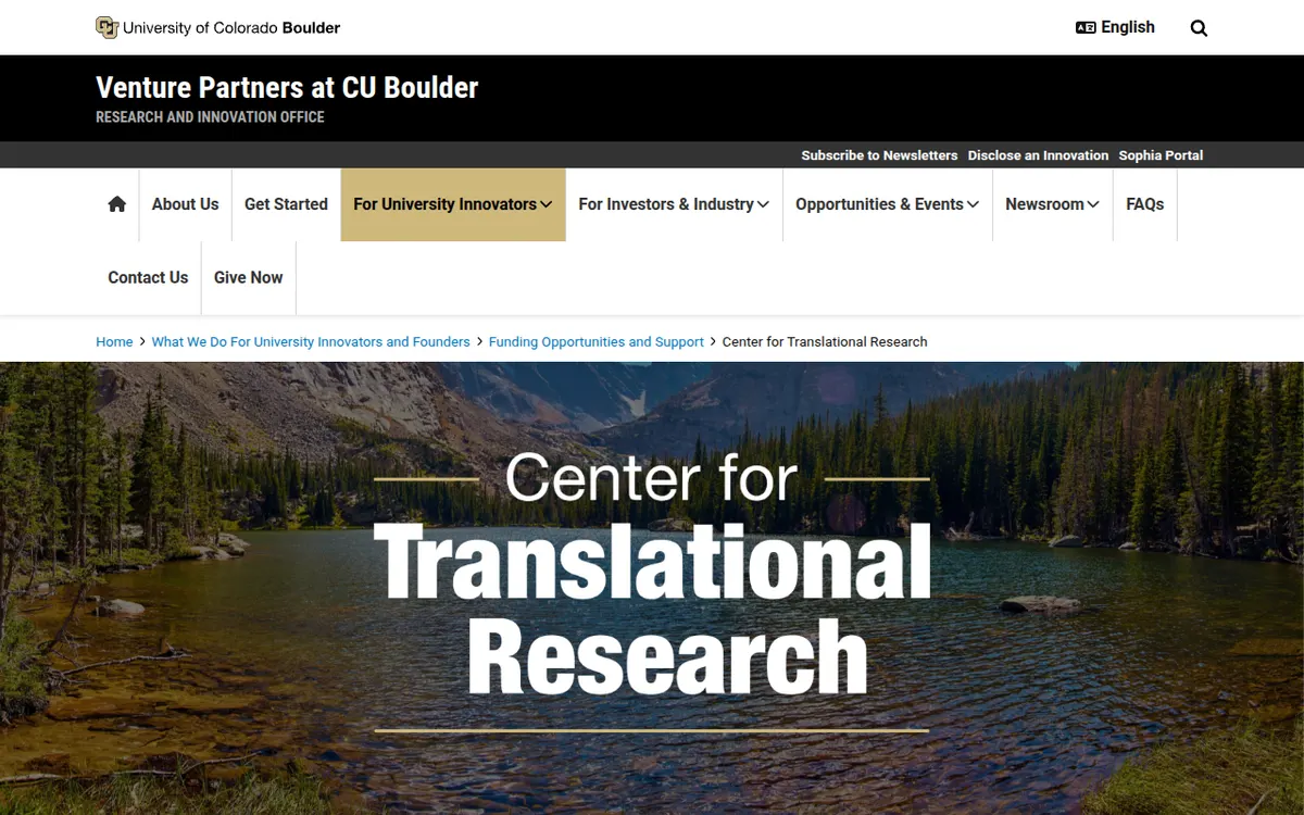 Visit the Center for Translational Research (CTR) website (opens in a new tab)