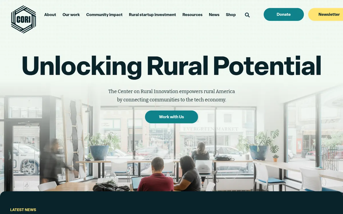 Visit the Center on Rural Innovation (CORI) website (opens in a new tab)