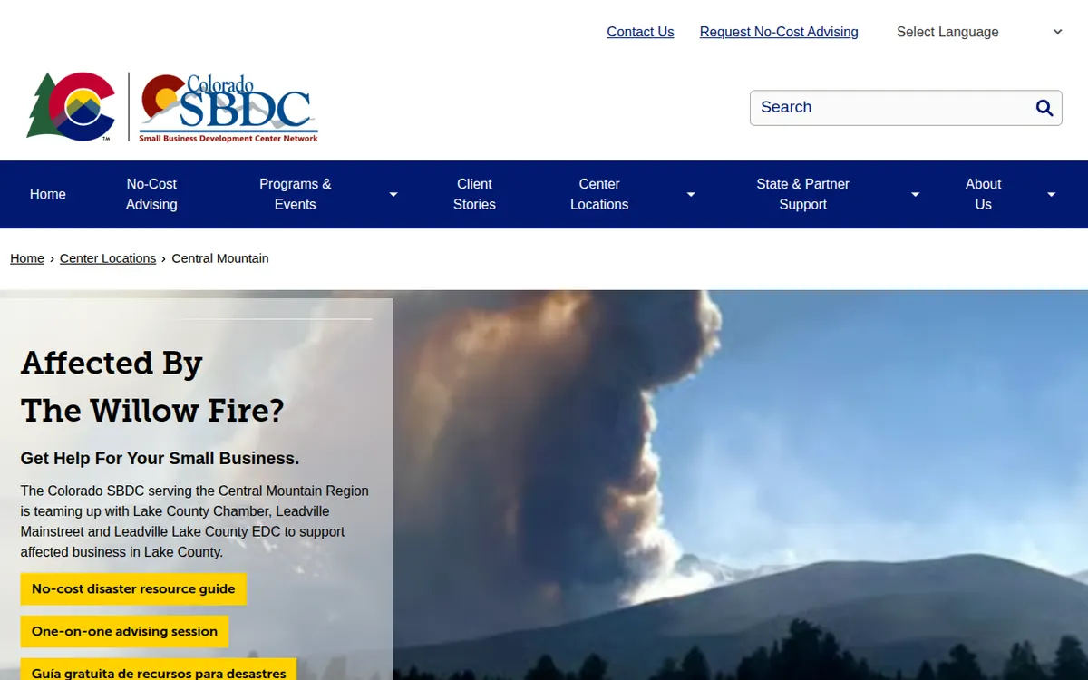 Visit the Central Mountain SBDC website (opens in a new tab)