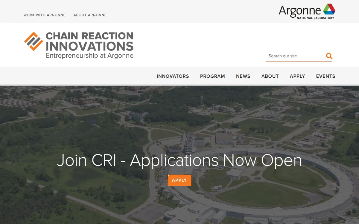 Visit the Chain Reaction Innovations website (opens in a new tab)