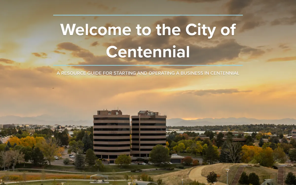 Visit the City of Centennial Business Resource Guide website (opens in a new tab)