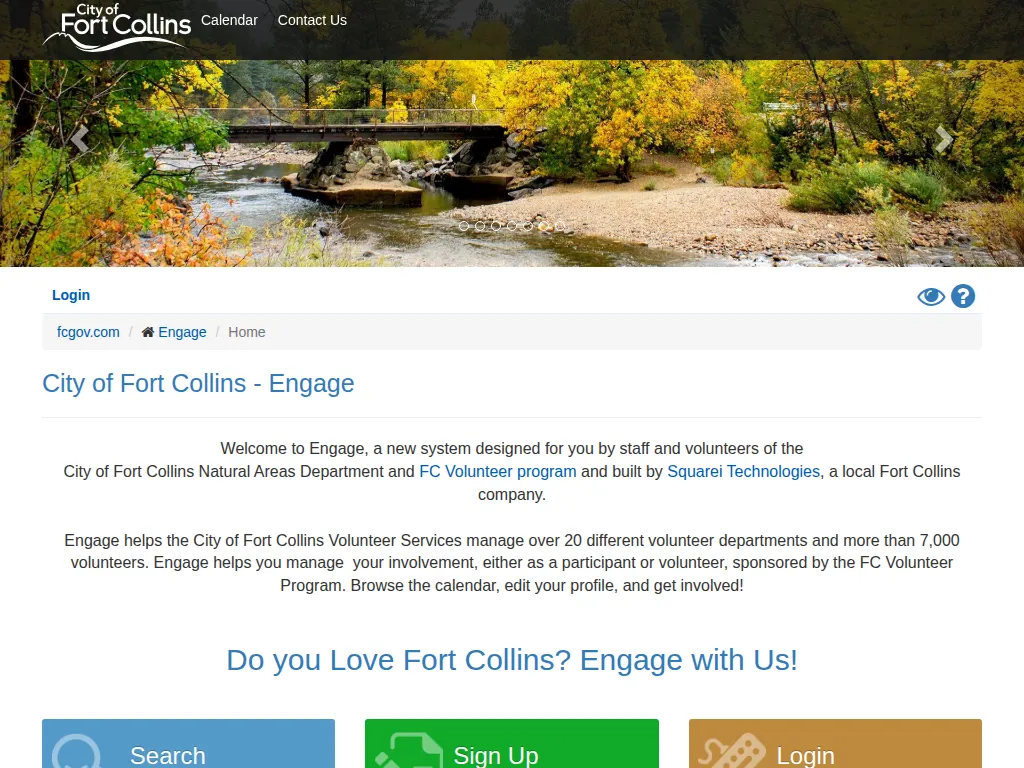 Visit the City of Fort Collins Engage website (opens in a new tab)
