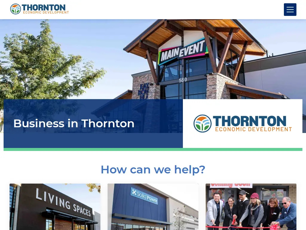 Visit the City of Thornton Office of Economic Development website (opens in a new tab)