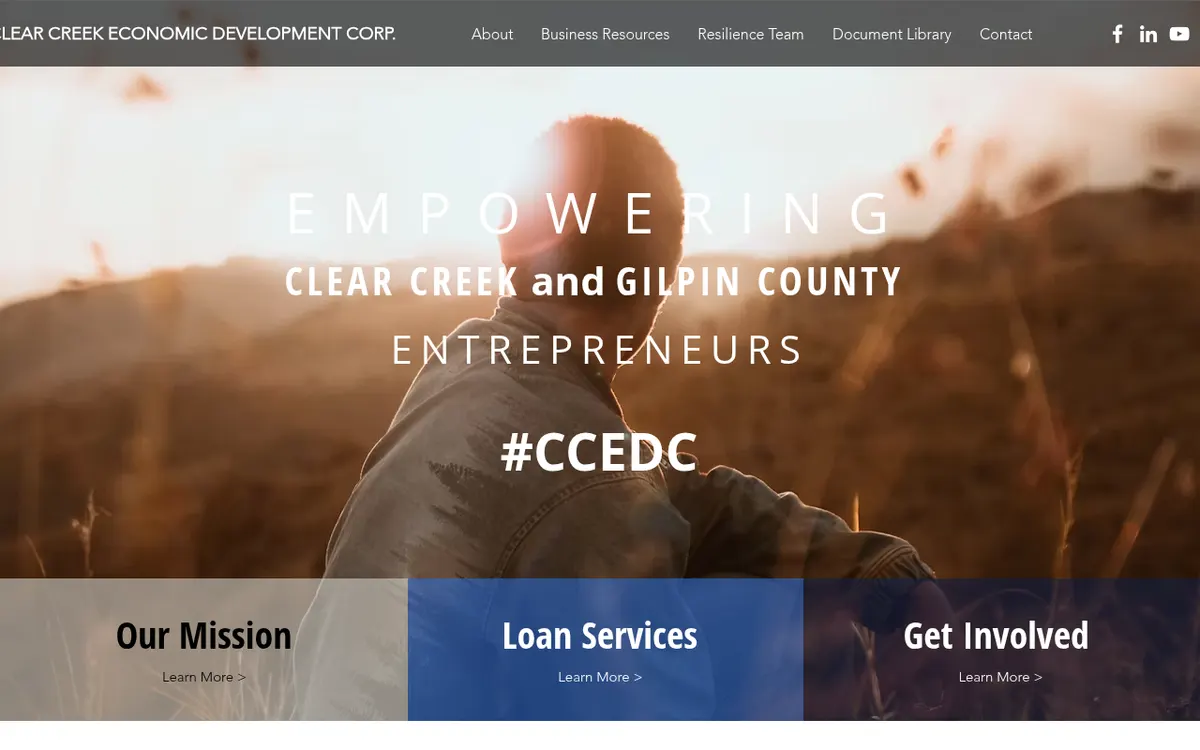 Visit the Clear Creek Economic Development Corporation (CCEDC) website (opens in a new tab)