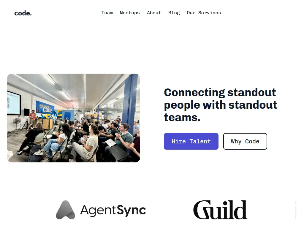 Visit the Code Talent website (opens in a new tab)