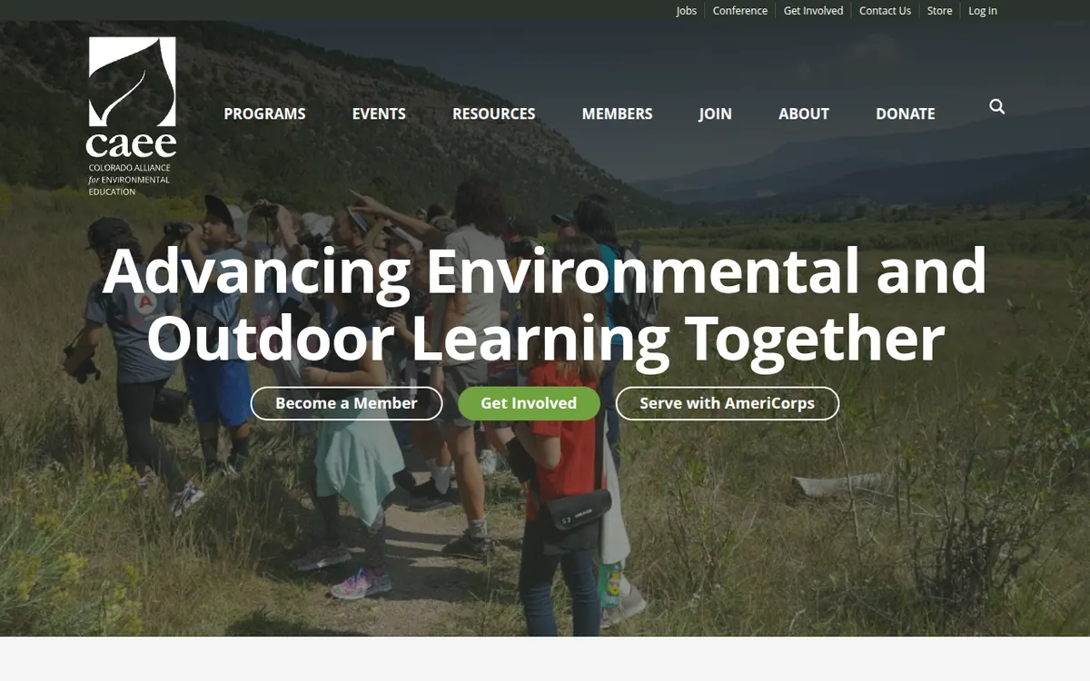 Visit the Colorado Alliance for Environmental Education (CAEE) website (opens in a new tab)