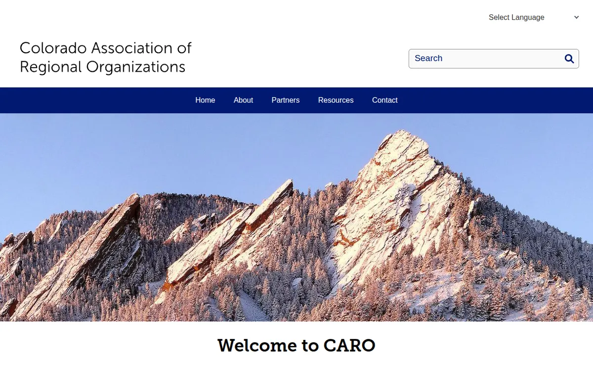 Visit the Colorado Association of Regional Organizations (CARO) website (opens in a new tab)