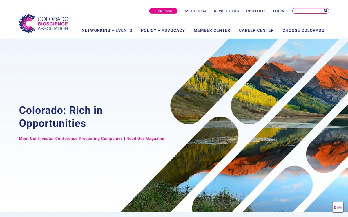 Visit the Colorado Bioscience Association (CBSA) website (opens in a new tab)