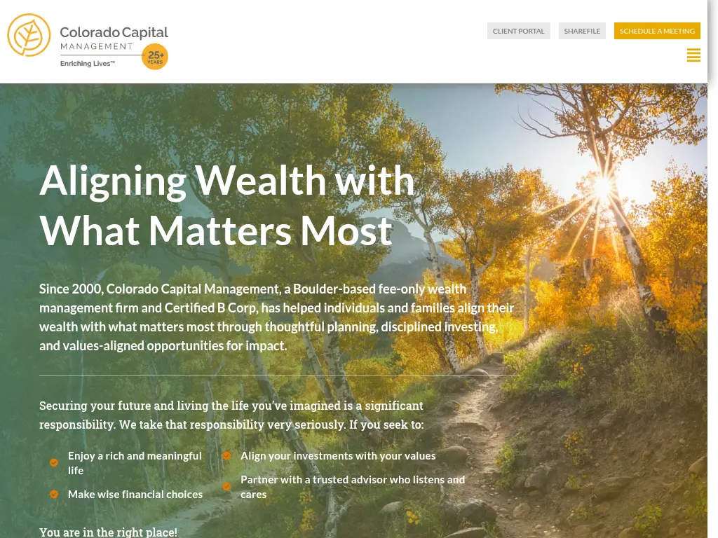 Visit the Colorado Capital Management (CCM) website (opens in a new tab)