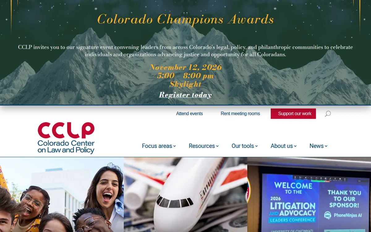 Visit the Colorado Center on Law and Policy (CCLP) website (opens in a new tab)