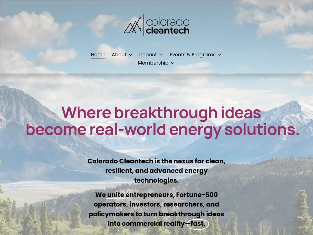 Visit the Colorado Cleantech website (opens in a new tab)