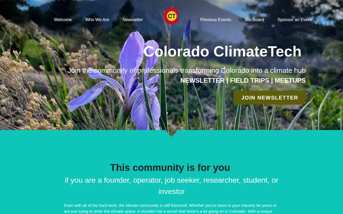 Visit the Colorado ClimateTech website (opens in a new tab)