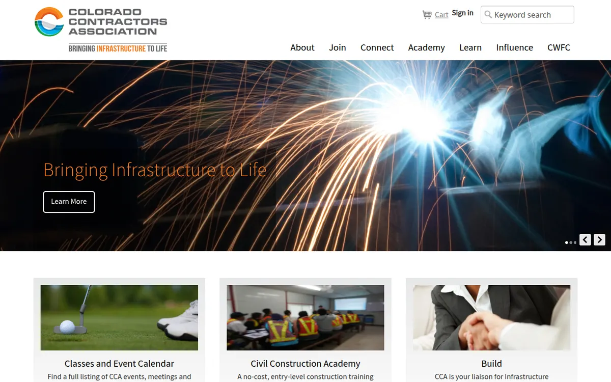 Visit the Colorado Contractors Association (CCA) website (opens in a new tab)
